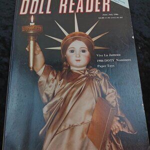 Doll Reader June/July 1986 Magazine Volume XIV Issue 5 / Vintage / Collectibles